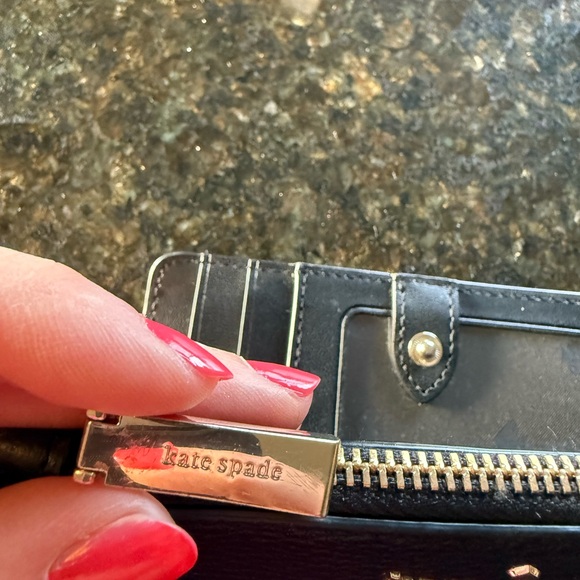 Kate Spade Black Textured Wallet - Picture 5 of 5